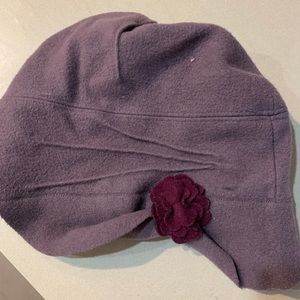 Orzu Purple Cashmere Cap